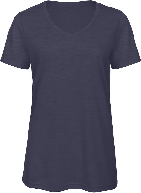 T-shirt Triblend col V Femme – Image 5