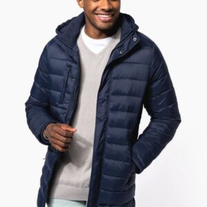 Parka doudoune légère à capuche homme