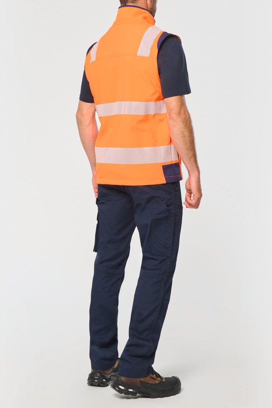Veste softshell de sécurité recyclée avec manches détachables unisexe – Image 18