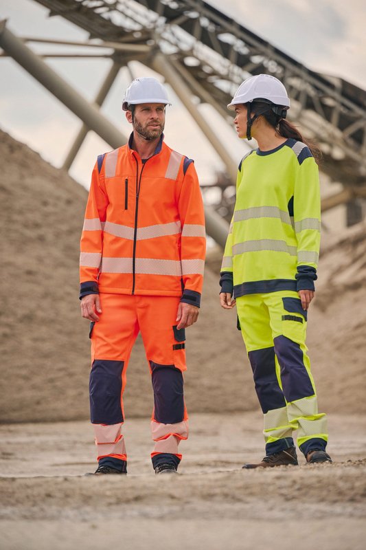 Veste softshell de sécurité recyclée avec manches détachables unisexe – Image 14