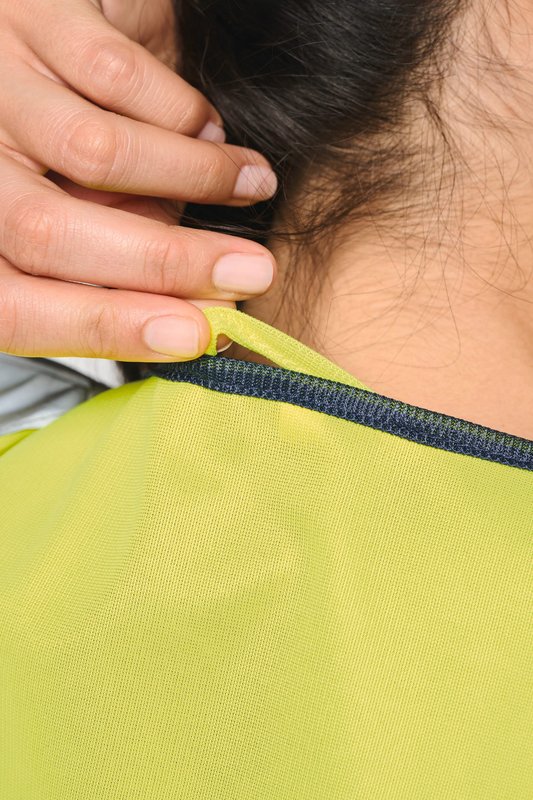 Gilet de sécurité haute visibilité recyclé avec zip unisexe – Image 7