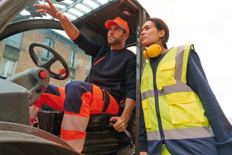 Gilet de sécurité haute visibilité recyclé avec zip unisexe – Image 17