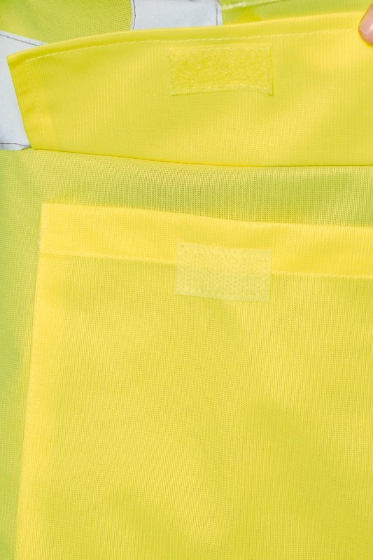 Gilet de sécurité haute visibilité recyclé avec zip unisexe – Image 8