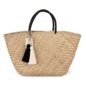 Panier shopping en paille