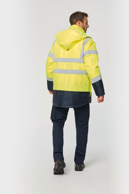 Parka de sécurité recyclée 4 en 1 unisexe – Image 4