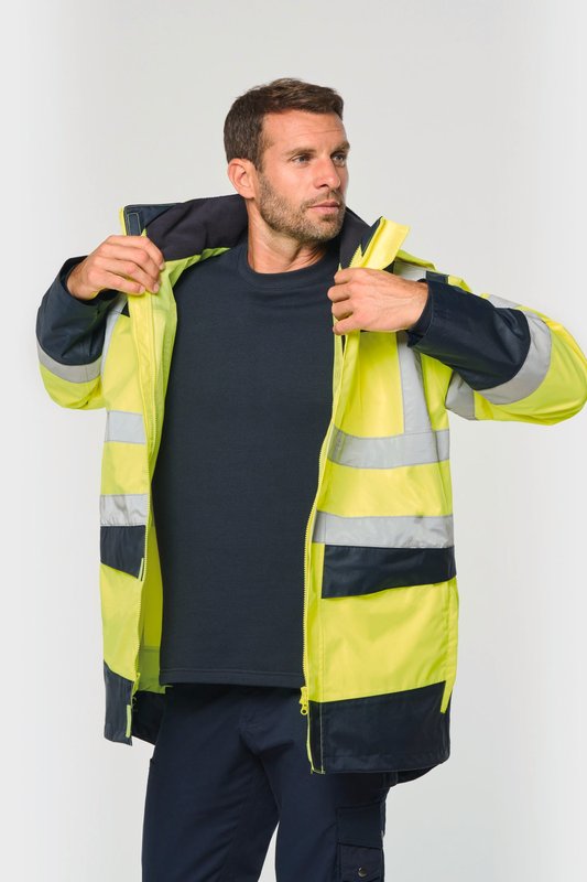 Parka de sécurité recyclée 4 en 1 unisexe – Image 5