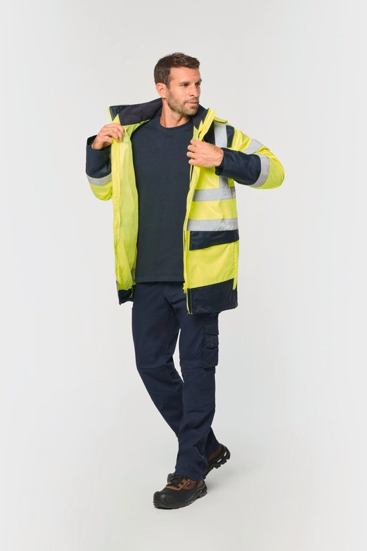Parka de sécurité recyclée 4 en 1 unisexe – Image 6