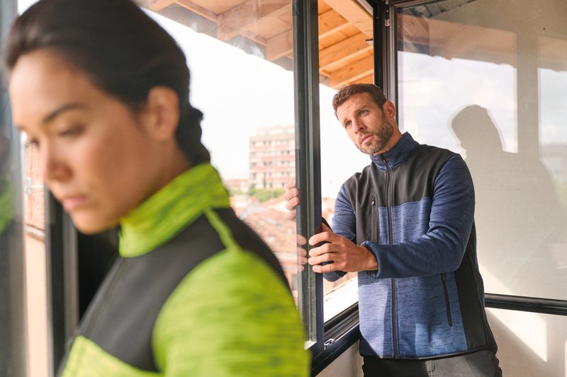 Veste recyclée en polytricot homme – Image 11