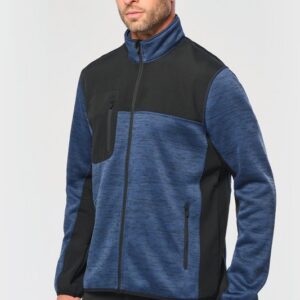 Veste recyclée en polytricot homme