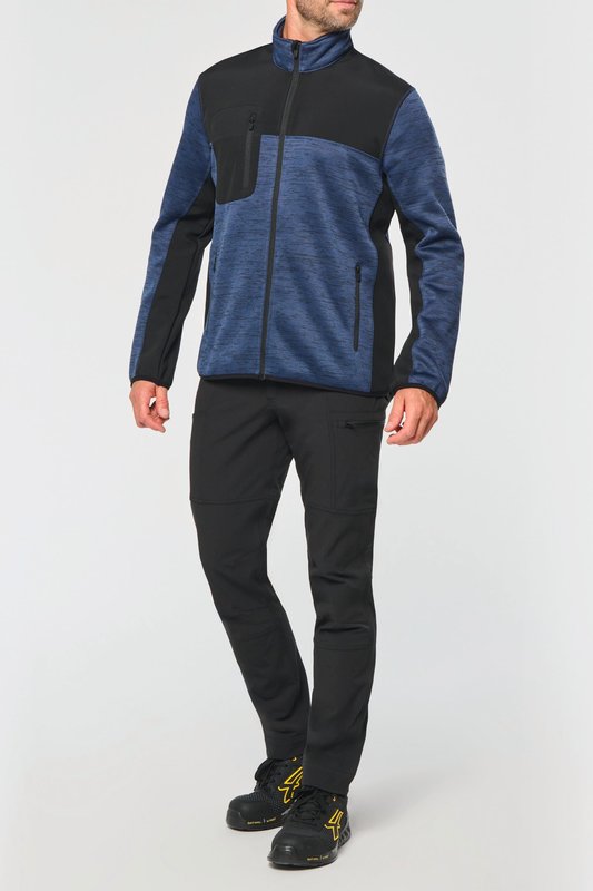 Veste recyclée en polytricot homme – Image 12