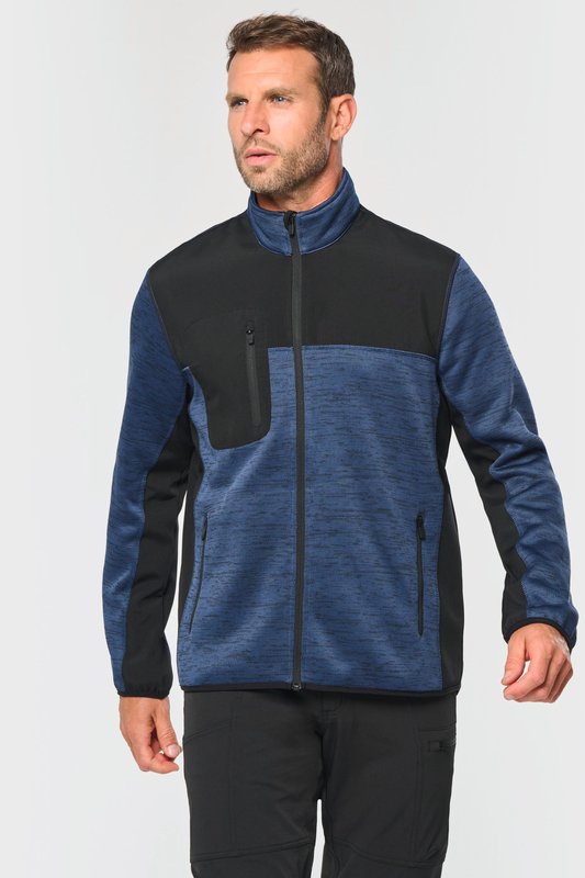 Veste recyclée en polytricot homme – Image 4