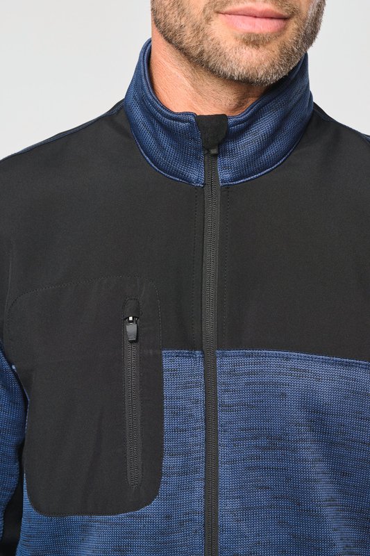 Veste recyclée en polytricot homme – Image 8