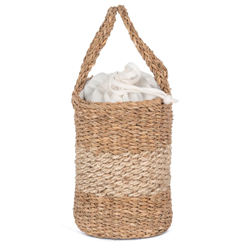 Sac panier en jute et jonc de mer – Image 5