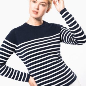 Pull marin femme