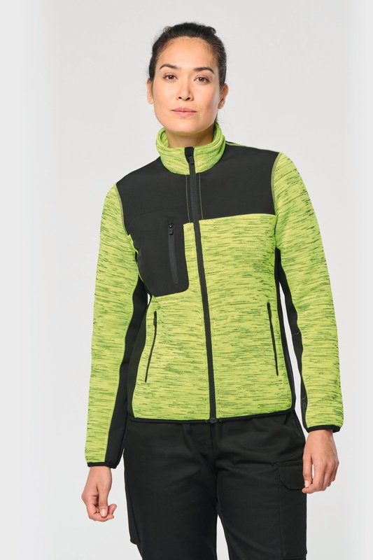 Veste recyclée en polytricot femme