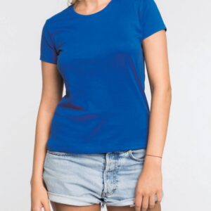 T-Shirt col rond manches courtes femme