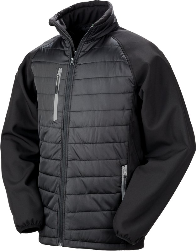 Veste softshell rembourrée black compass recyclée – Image 10