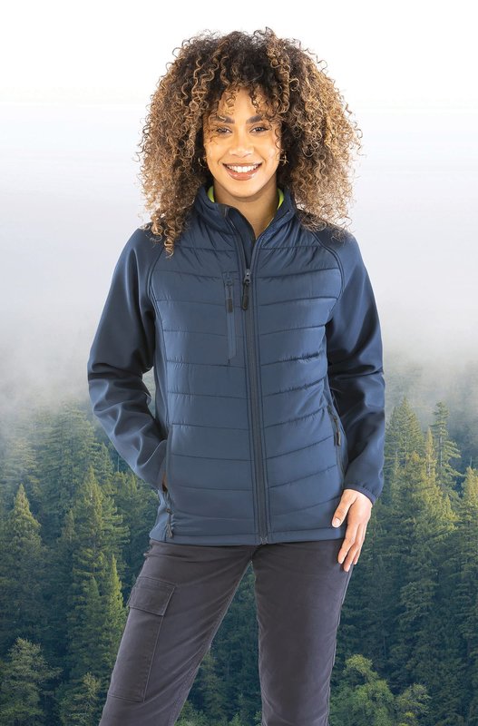 Veste softshell rembourrée black compass recyclée – Image 8