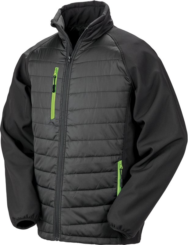 Veste softshell rembourrée black compass recyclée – Image 11