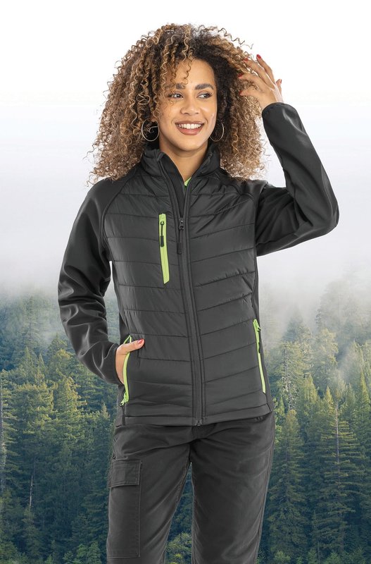 Veste softshell rembourrée black compass recyclée – Image 6