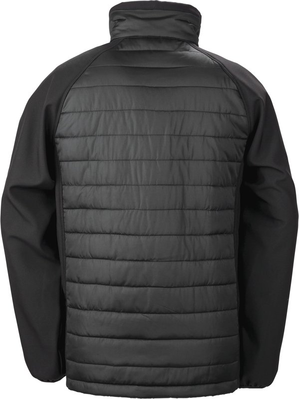 Veste softshell rembourrée black compass recyclée – Image 3
