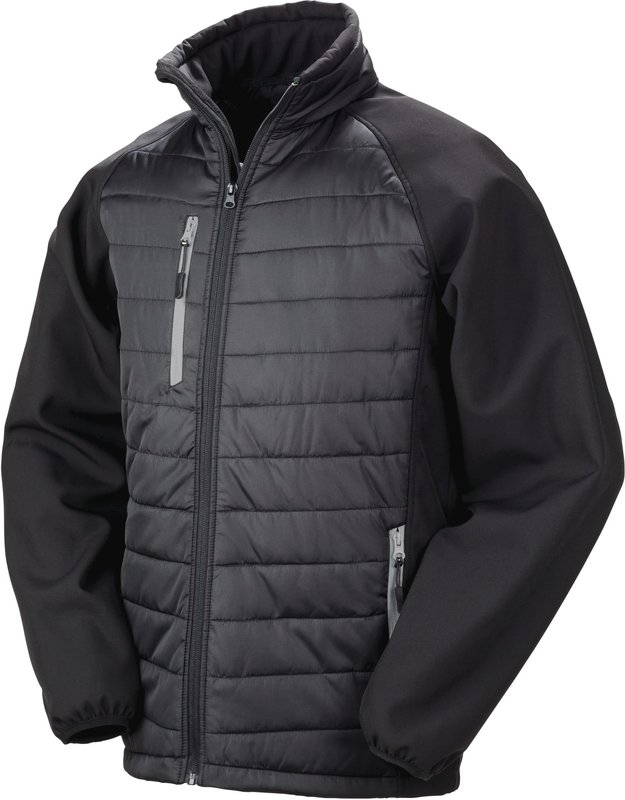 Veste softshell rembourrée black compass recyclée – Image 4