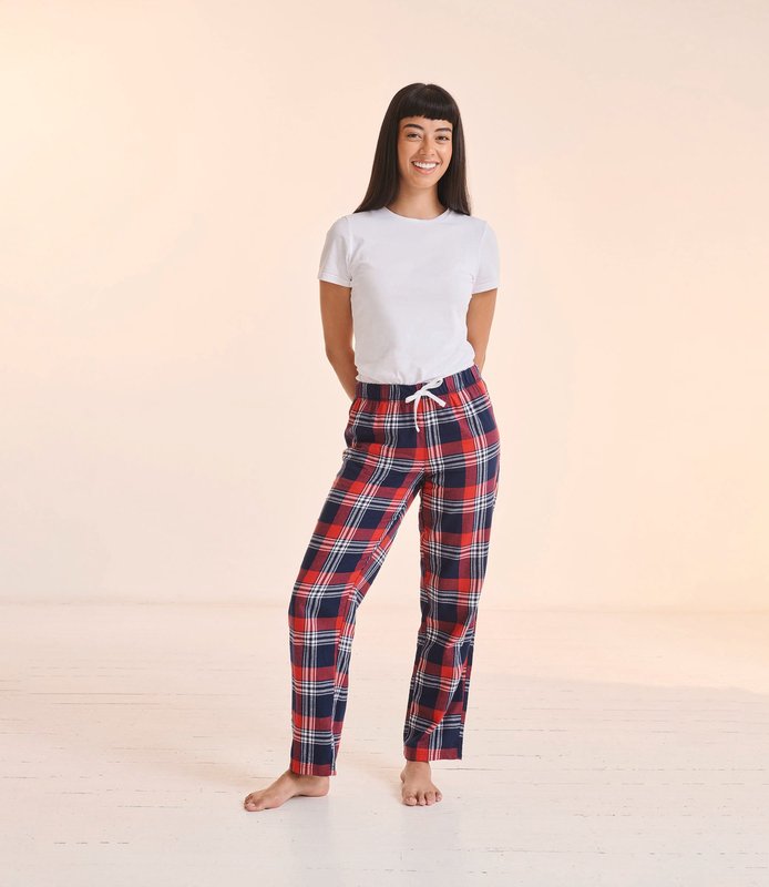 Pantalon femme à motif tartan – Image 3
