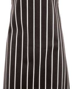 Tablier à bavette rayé