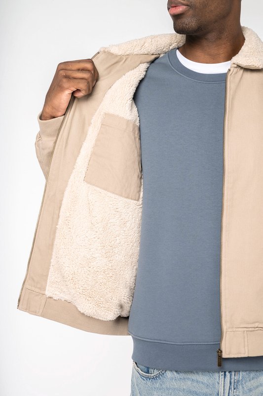 Veste écoresponsable col sherpa unisexe – Image 10