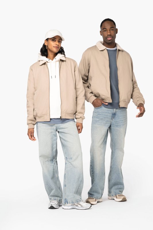 Veste écoresponsable col sherpa unisexe – Image 3