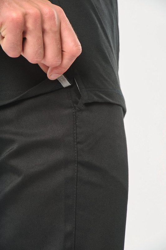 Polo bicolore écoresponsable manches courtes unisexe – Image 18