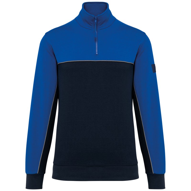 Sweat-shirt écoresponsable col zippé unisexe – Image 31