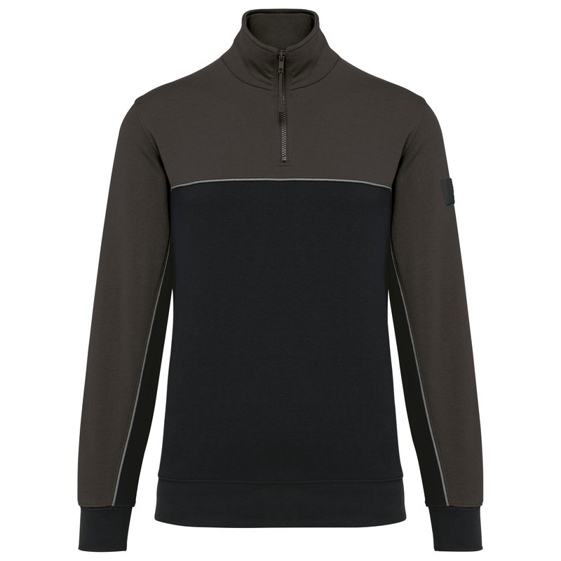 Sweat-shirt écoresponsable col zippé unisexe – Image 27