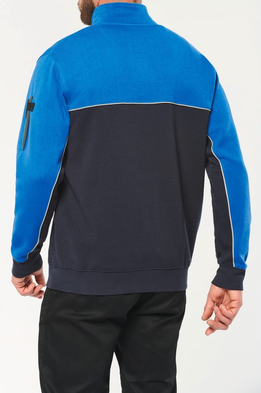 Sweat-shirt écoresponsable col zippé unisexe – Image 24