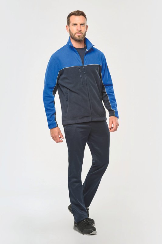 Veste micropolaire bicolore écoresponsable unisexe – Image 22