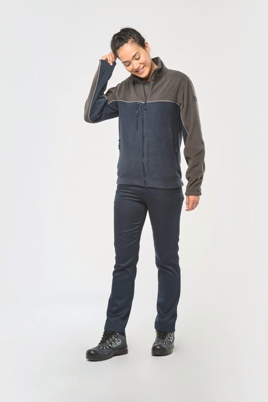 Veste micropolaire bicolore écoresponsable unisexe – Image 10