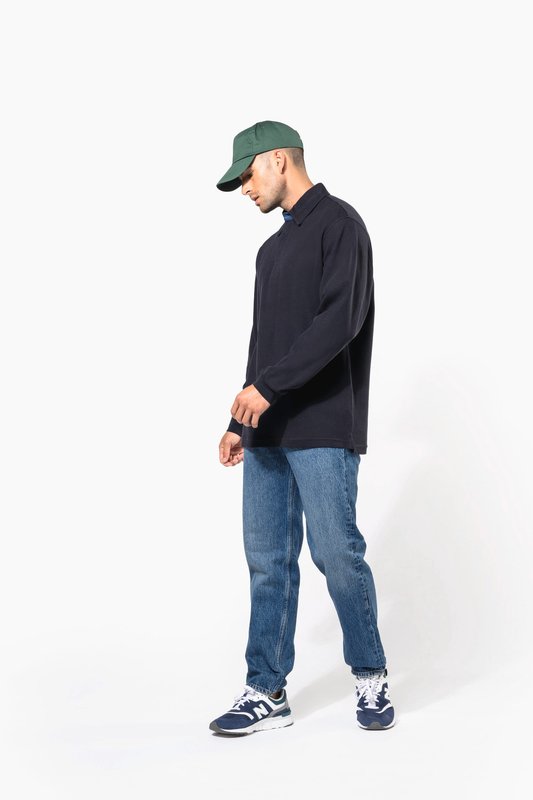 French rib > polo côtelé manches longues – Image 10