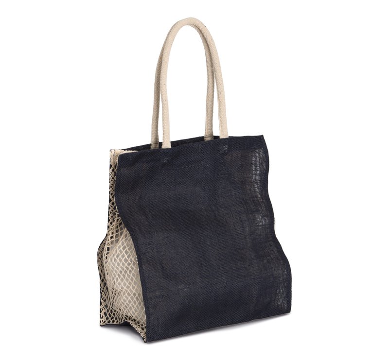 Sac shopping avec soufflet en filet – Image 4