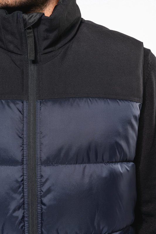 Bodywarmer matelassé bi-ton unisexe – Image 17