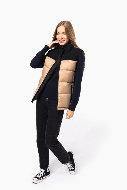 Bodywarmer matelassé bi-ton unisexe – Image 11