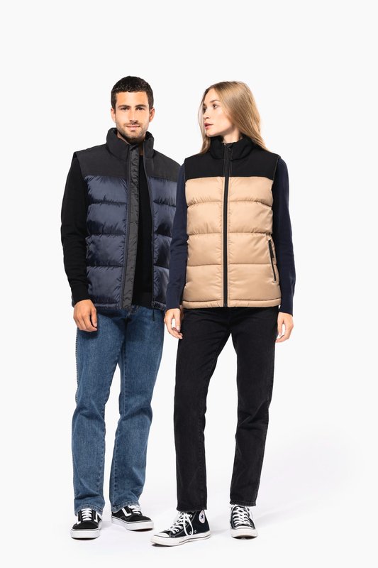 Bodywarmer matelassé bi-ton unisexe – Image 15