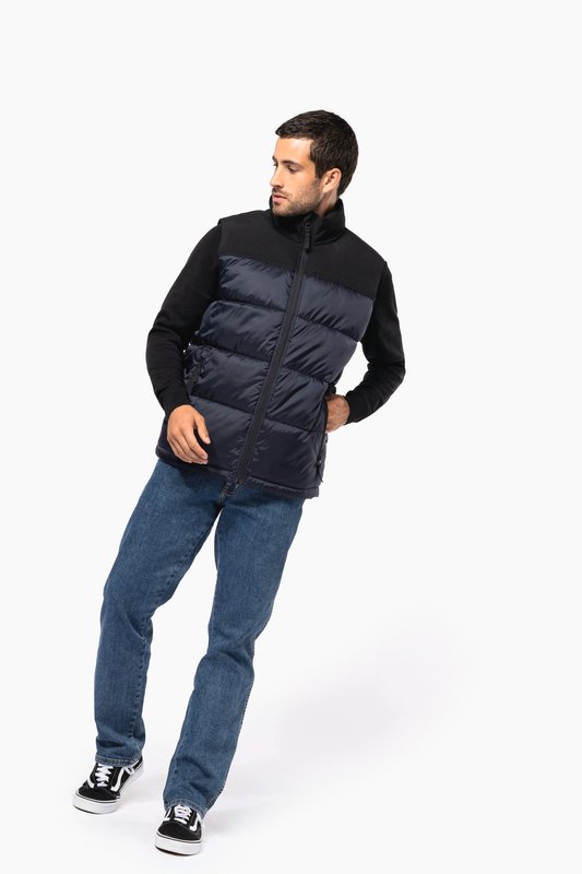 Bodywarmer matelassé bi-ton unisexe – Image 6