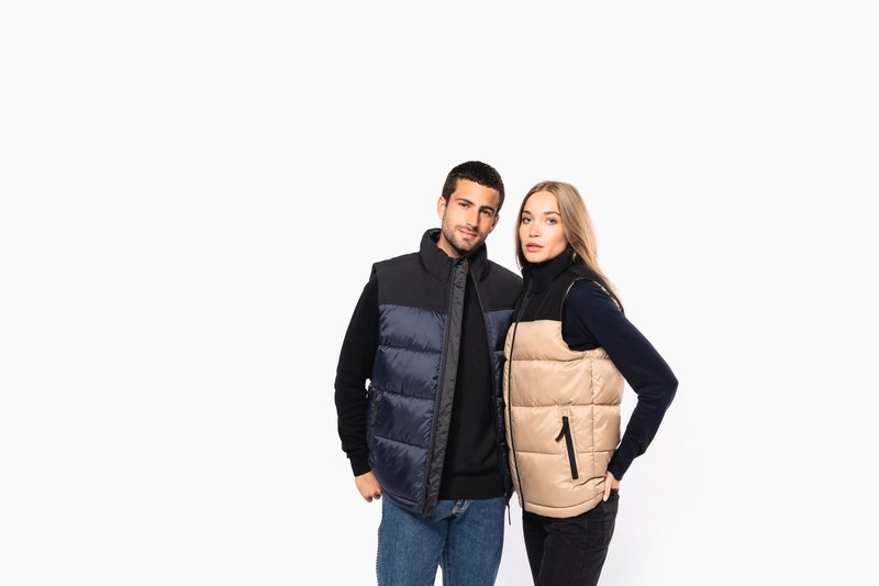Bodywarmer matelassé bi-ton unisexe – Image 22
