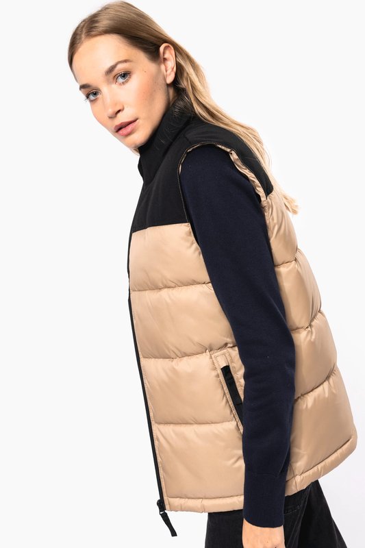 Bodywarmer matelassé bi-ton unisexe – Image 10