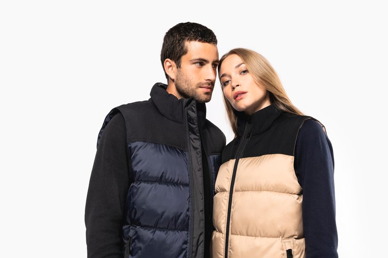 Bodywarmer matelassé bi-ton unisexe – Image 21