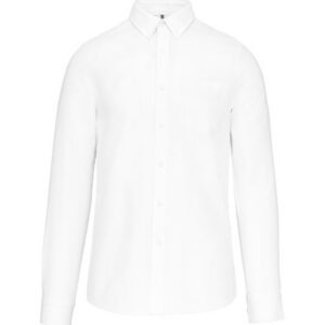 Chemise Oxford lavée manches longues