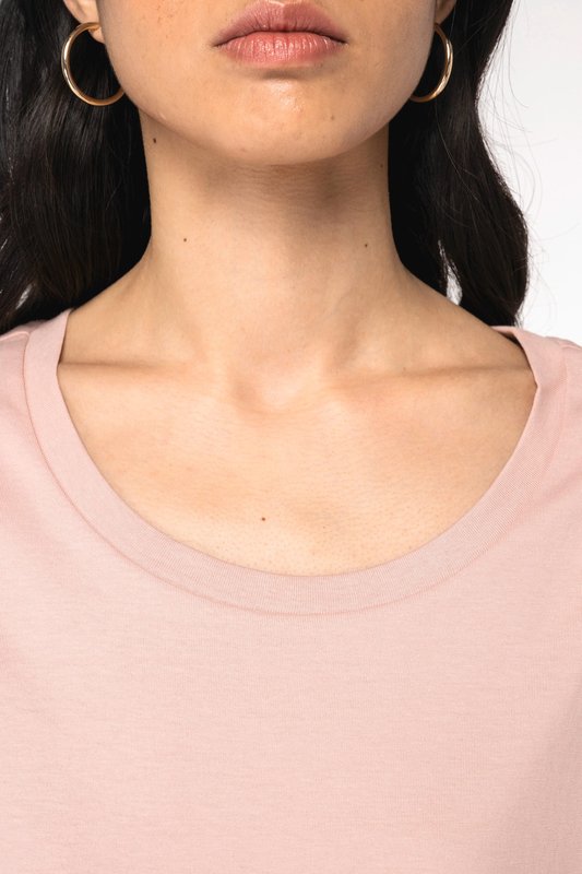 T-shirt écoresponsable manches à revers femme – Image 7