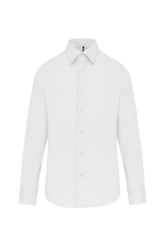 Chemise ajustée manches longues sans repassage