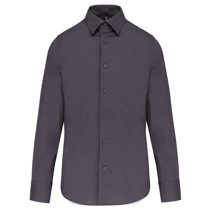 Chemise coton / élasthanne manches longues homme – Image 8