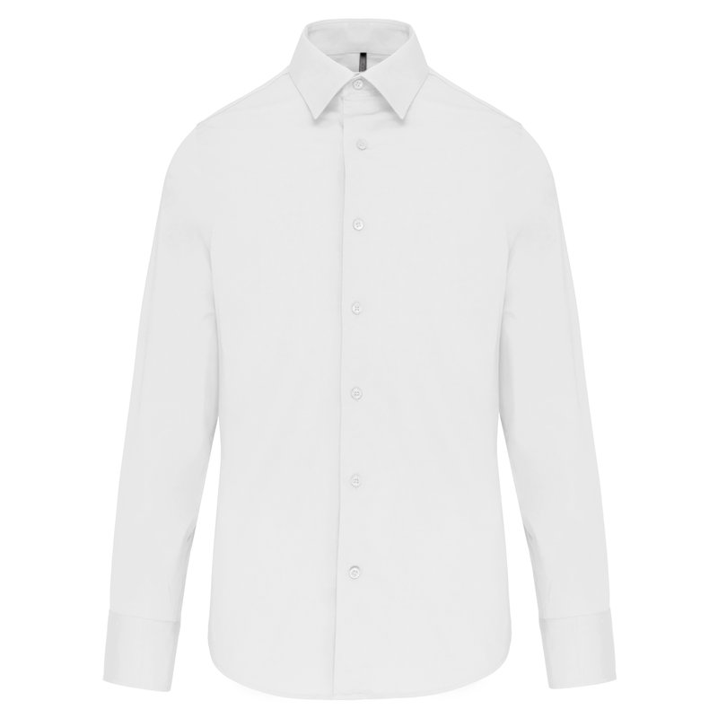 Chemise coton / élasthanne manches longues homme – Image 6